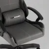 Кресло спортивное TopChairs Wyvern серо-черный УТ000039485 - 10