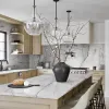 Чёрный подвесной светильник 