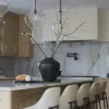 Чёрный подвесной светильник 
