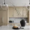 Чёрный подвесной светильник 