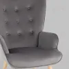 Кресло Хью велюр серый УТ000037081 - 8