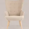 Кресло Хью бежевый УТ000037083 - 3
