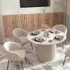 Стол обеденный Ballet 120*75 молочный УТ000038101 - 3