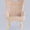 Кресло Хью велюр бежевый УТ000037082 - 5
