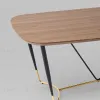 Стол обеденный Даймакс 180*90 темное дерево УТ000036113 - 4