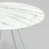 Стол обеденный Хьюстон D100 белый стеклянный УТ000002672 - 3