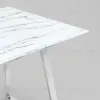 Стол обеденный Даллас 160*90 белый стеклянный УТ000002668 - 4