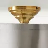 Серый потолочный светильник 
