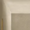 Бежевый трехдверный комод 