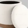 Пуф с ящиком Холли S тедди белый УТ000036432 - 8