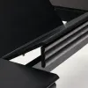 Раздвижной стол Lenon черный из шпона и массива дуба 200(280)x90 197782 - 10