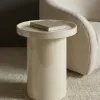 Белый приставной столик 