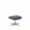 Jaspe Пуф для ног синего цвета с серым металлом 208263 - 1