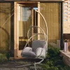Подвесное кресло Livadi из стали и веревки бежевого цвета 482664 - 2