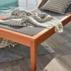 Шезлонг Caterin из эвкалипта зеленый 097641 - 3