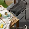 Полубарный стул Glenville 62 см черный 081778 - 2