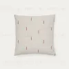 Чехол на подушку Blaina из белого льна с красной вышивкой 45 x 45 см 210740 - 1
