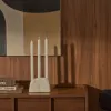 Signe Подсвечник из белого мрамора среднего размера 10 см 212348 - 2