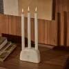 Signe Подсвечник из белого мрамора среднего размера 10 см 212348 - 3
