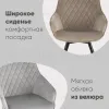 Стул вращающийся Сеул велюр светло-серый УТ000035942 - 3