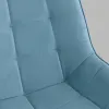 Кресло офисное Флекс велюр пыльно-синий, пластик белый УТ000043345 - 9