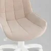 Кресло офисное Флекс велюр бежевый, пластик белый УТ000043341 - 8