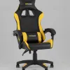 Кресло спортивное TopChairs MG-7043 черно-жёлтый УТ000042699 - 2