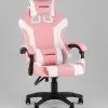 Кресло спортивное TopChairs MG-7035 розово-белый УТ000042700 - 2