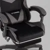 Кресло спортивное TopChairs MG-7019 велюр черно-серый УТ000042696 - 8
