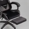 Кресло спортивное TopChairs MG-7019 велюр черно-серый УТ000042696 - 10