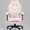 Кресло спортивное TopChairs MG-7019 букле бело-розовый УТ000042694 - 3