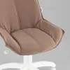 Кресло офисное Осло велюр мокка, пластик белый УТ000043458 - 8