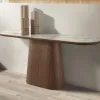 Консоль 3284 из керамики в мраморной отделке и ореха 421638 - 3