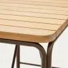Salguer Барный стол из массива акации и коричневой стали Ø 140 x 70 см 157233 - 7