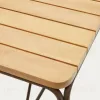 Salguer Барный стол из массива акации и коричневой стали Ø 140 x 70 см 157233 - 8