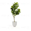 Flower Искусственное растение листовой скрипки 145см 081742 - 1
