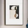 Интерьерный постер Black & beige abstraction PP230364 - 1