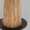 Стол круглый Мори массив дуба бесцветный матовый 80/80/76 (двойной артикул) УТ000043138 - 5