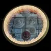  Зеркало Cloyd EDEL-B Mirror / Ø80 см - кварц - латунь (арт.50187)  50187 - 1