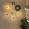 Бра Tan Tan A1053/10 см золотой металл, диск 1125/30 см натуральный ротанг 107945 - 3