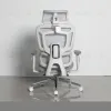 Кресло офисное TopChairs Nimbus белая сетка белый пластик УТ000043095 - 3
