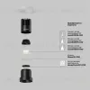 Встраиваемый светильник Maytoni DL120-10W-3K-TRS-B  - 3
