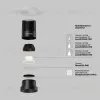 Встраиваемый светильник Maytoni DL121-15W-3K-TRS-B  - 3