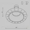Встраиваемый светильник Maytoni DL126-GU10-TRS-B  - 6