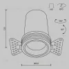 Встраиваемый светильник Maytoni DL125-L12-3K-TRS-W  - 9