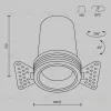 Встраиваемый светильник Maytoni DL125-L12-4K-TRS-B  - 9