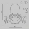 Встраиваемый светильник Maytoni DL125-L12-3K-TRS-B  - 9