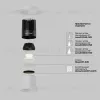 Встраиваемый светильник Maytoni DL122-15W-4K-TRS-W  - 10