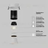 Встраиваемый светильник Maytoni DL117-15W-2.7K-W  - 10