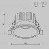 Встраиваемый светильник Maytoni DL058-12W2.7K-W  - 8